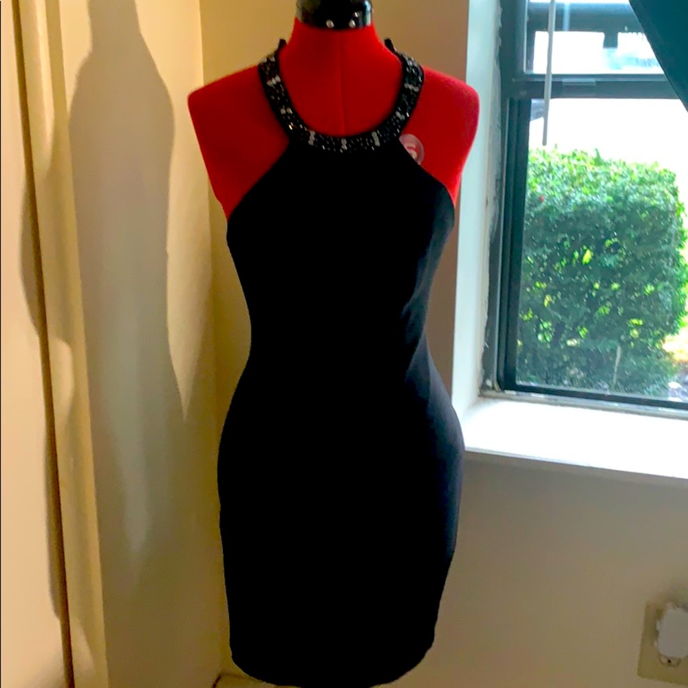 Guess Halter Dress Black Size 4